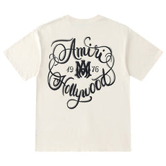 Hollywood lettering-print T-shirt