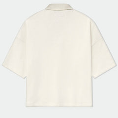 Boxy Cotton-Piqué Polo Shirt