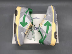 Out Of Office OOO Low Tops Light Grey Green