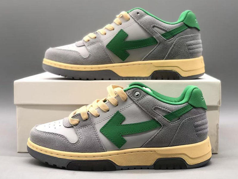 Out Of Office OOO Low Tops Light Grey Green