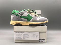 Out Of Office OOO Low Tops Light Grey Green