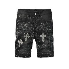 PURPLE Denim Shorts #5111
