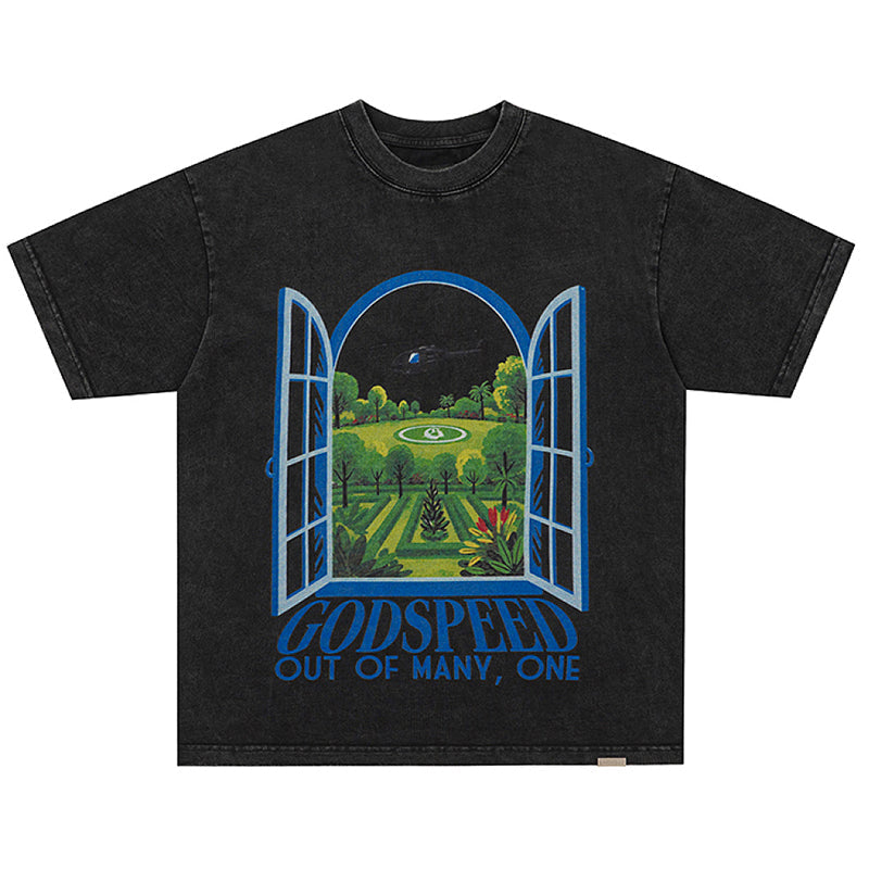 Godspeed  Graphic-Print T-Shirts