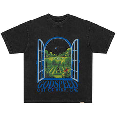 Godspeed  Graphic-Print T-Shirts