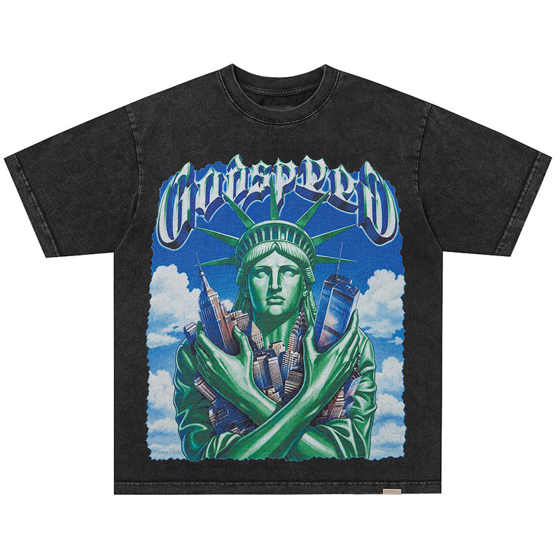 Godspeed Sphinx Guardian Graphic-Print T-Shirts