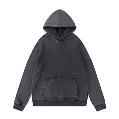 Men's Studded Cotton Hoodie