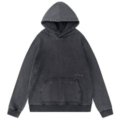 Men's Studded Cotton Hoodie