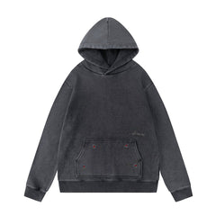 Men's Studded Cotton Hoodie
