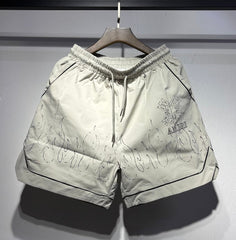 AMIRI Short Nylon Suit Trendy Streetwear Shirt Sets