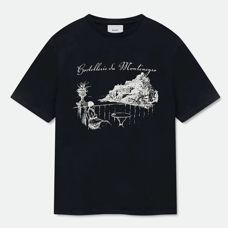 RHUDE Crewneck Cotton Tee