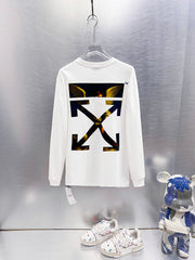 Off White Caravaggio Painted Print Long-Sleeve T-Shirt