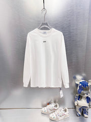 Off White Arrow Back Print Long-Sleeve T-Shirt