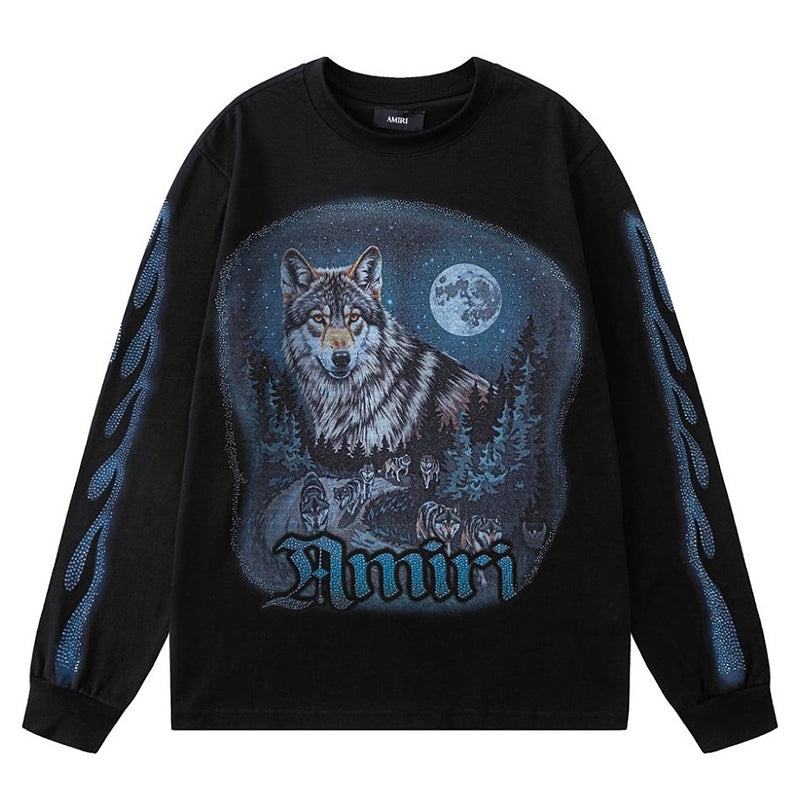 Amiri Crystal Ball T-Shirt Long Sleeve Tee