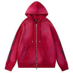 AMIRI Bones Studded Zip Hoodie