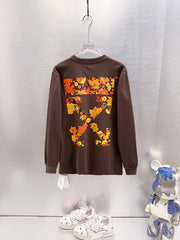 Off White Logo Print Long-Sleeve T-Shirt