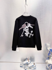 Off White Logo Print Sweatshirts