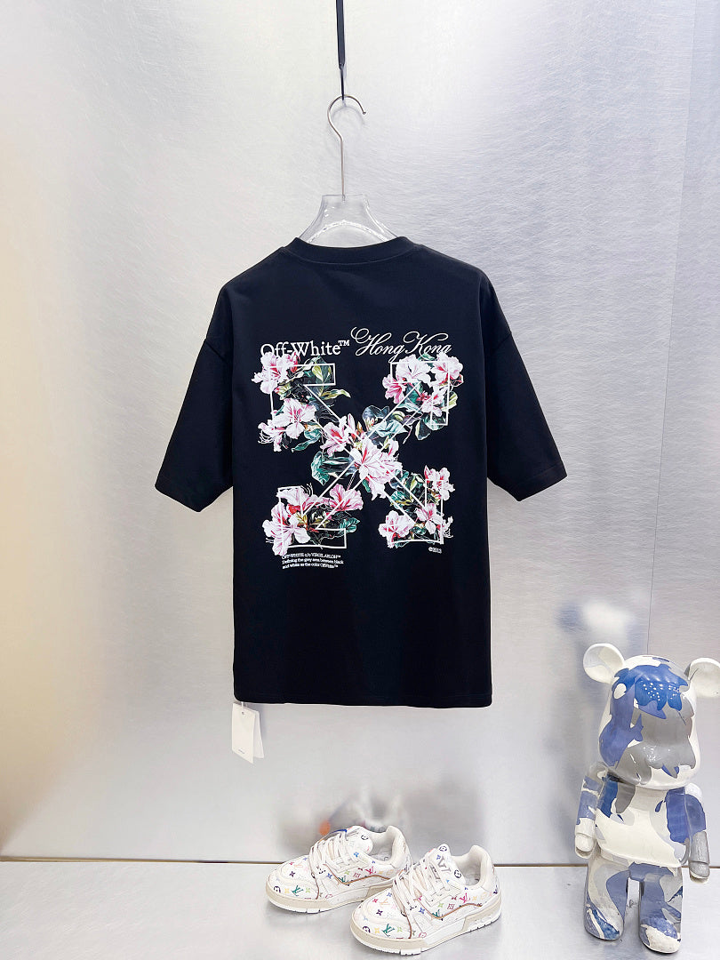 Off White Logo Print T-Shirt #9299