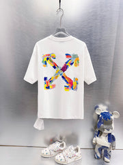 Off White Logo Print T-Shirt #9605