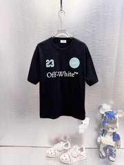Off White Logo Print T-Shirt #9602