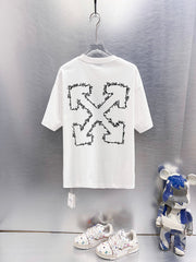 Off White Logo Print T-Shirt #9603
