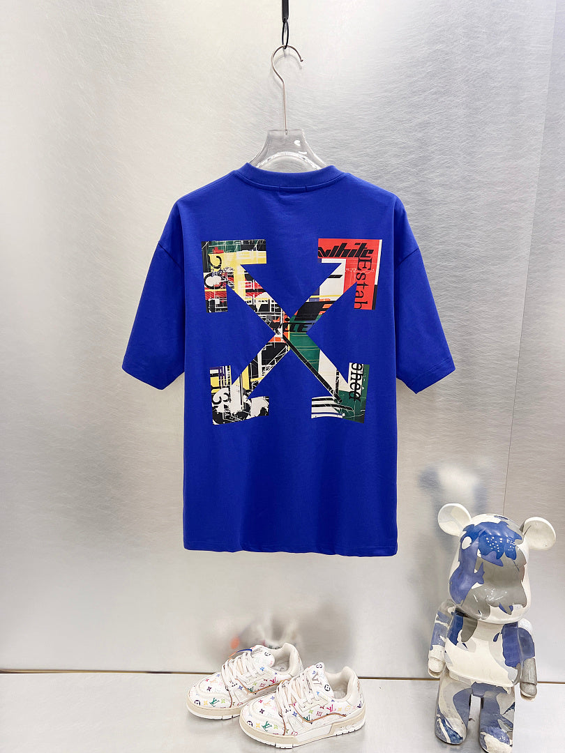 Off White Logo Print T-Shirt #9612