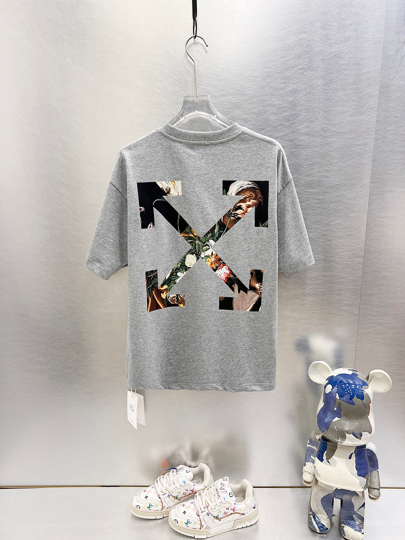 Off White Logo Print T-Shirt #9613
