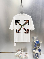Off White Logo Print T-Shirt #9613