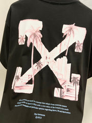 Off White Logo Print T-Shirt #9617