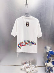 Off White Logo Print T-Shirt #9621