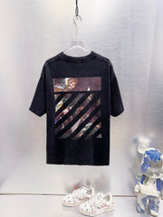 Off White Logo Print T-Shirt #9623