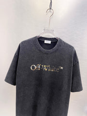 Off White Logo Print T-Shirt #9623