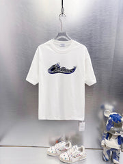 Off White Logo Print T-Shirt #9625)