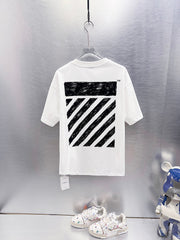 Off White Logo Print T-Shirt #9627
