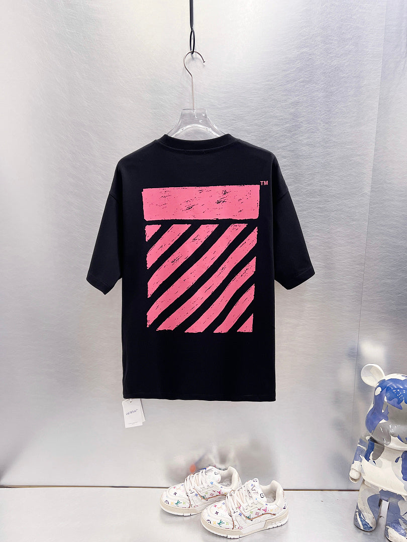 Off White Logo Print T-Shirt #9627