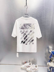 Off White Logo Print T-Shirt #9628