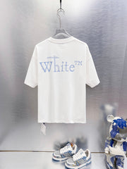 Off White Logo Print T-Shirt #9656