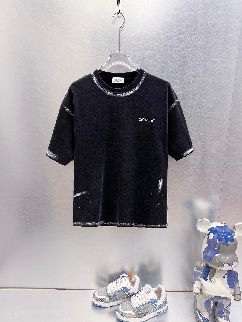 Off White Logo Print T-Shirt #9655