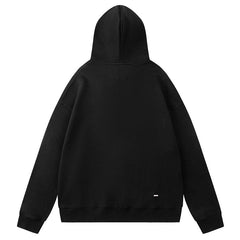 AMIRI logo detail zip up hoodie