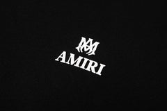 AMIRI logo detail zip up hoodie