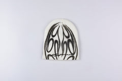 Hellstar Small logo Airbrush Flame Beanie