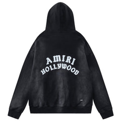 AMIRI Hollywood Zip Hoodie Black
