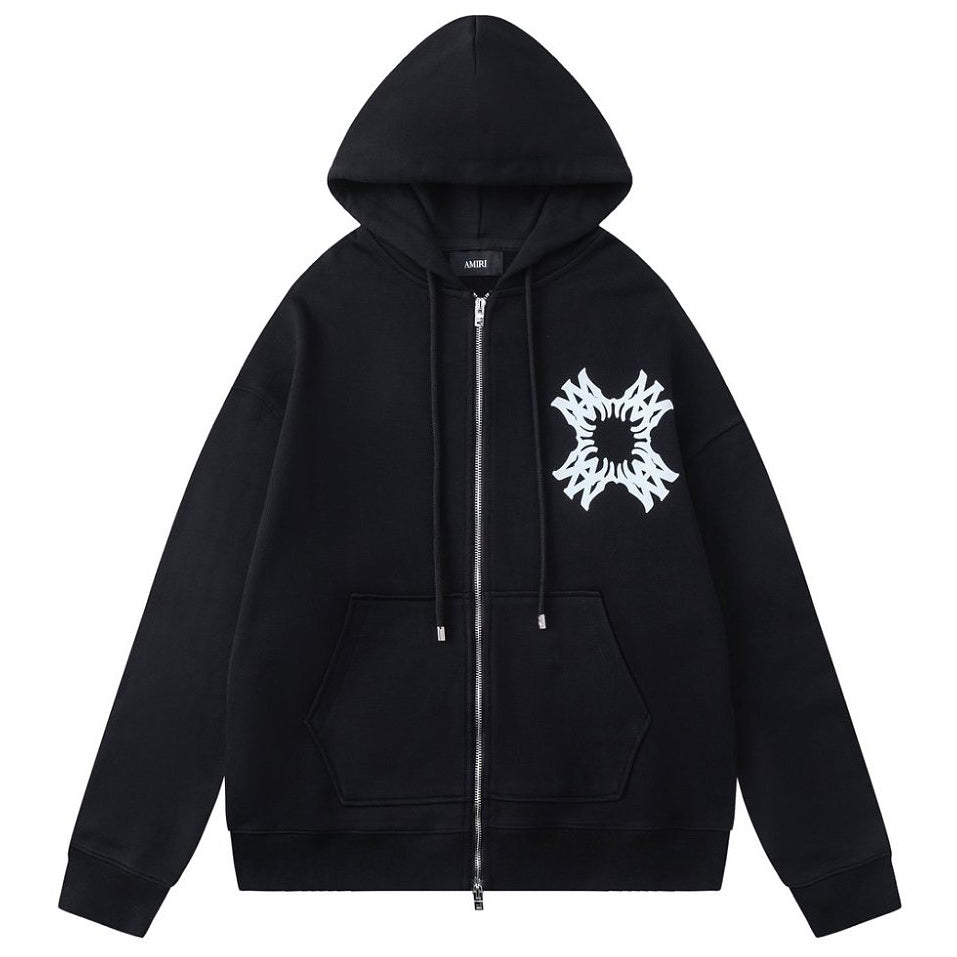AMIRI Logo Print Hooded Jacket
