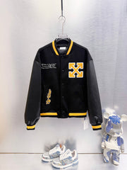 OFF WHITE Ow Patch bomber jacket