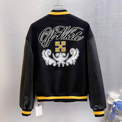 OFF WHITE Ow Patch bomber jacket