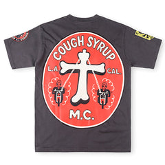 THAT'S A AWFUL LOT OF COUGH SYRUP Multi-element printed casual Tee