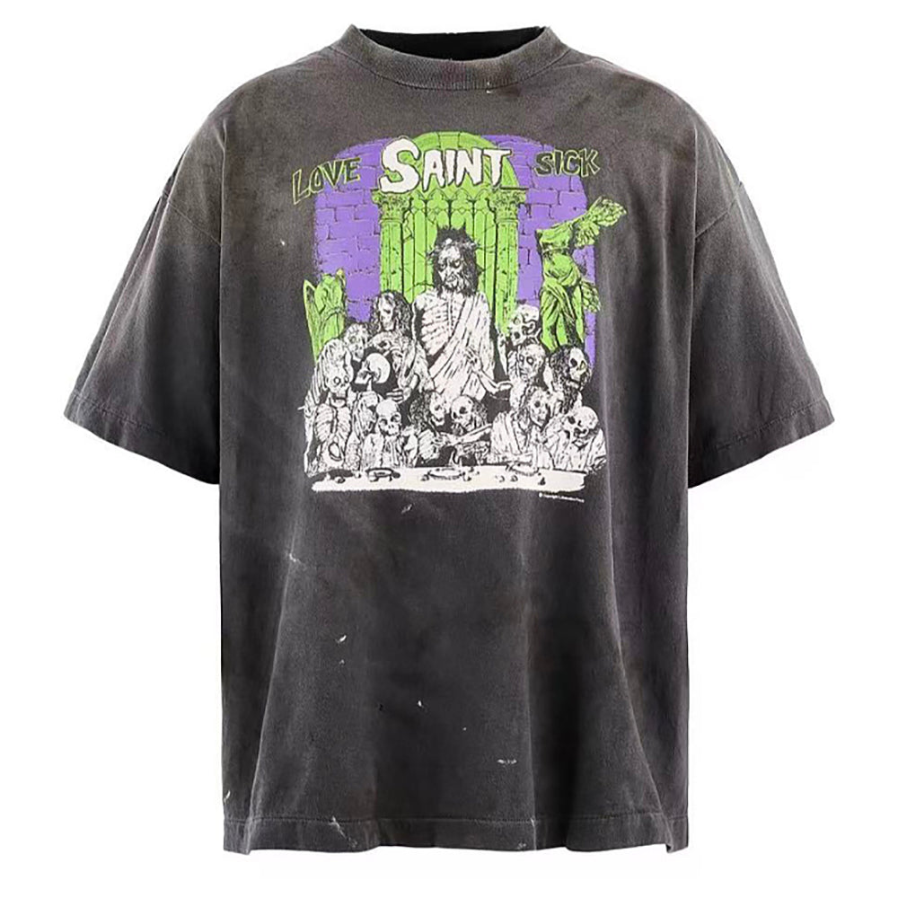 Saint Michael Love Sick graphic-print T-shirt