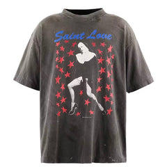 Saint Michael graphic-print T-shirt