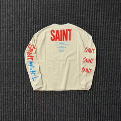 SAINT MICHAEL Children's straw hat Long sleeve Tee