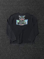 SAINT MICHAEL Vintage Distressed Long sleeve Tee