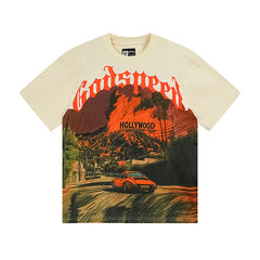 Godspeed Hollywood graphic print Tee